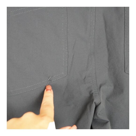 Duluth Trading Pants Womens Blue Flexpedition Cargo Crop Hike Trail 18 x 31 - Picture 8 of 9